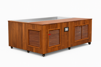 Cedar Cold Plunge Built for Daily Recovery, 304 Stainless Steel, 1.5 HP Chiller, Touchscreen Control