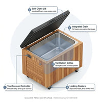 TimberChill Glacier Pro Cedar Cold Plunge — How It Works