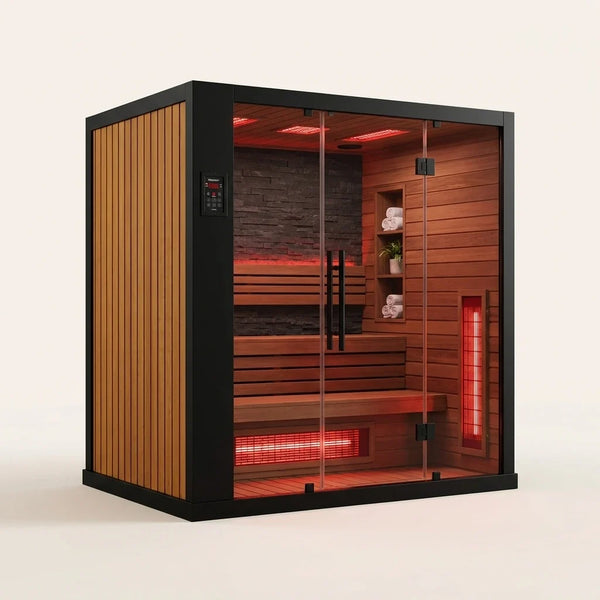 Viremont EmberStone Red Light Sauna — Studio Shot
